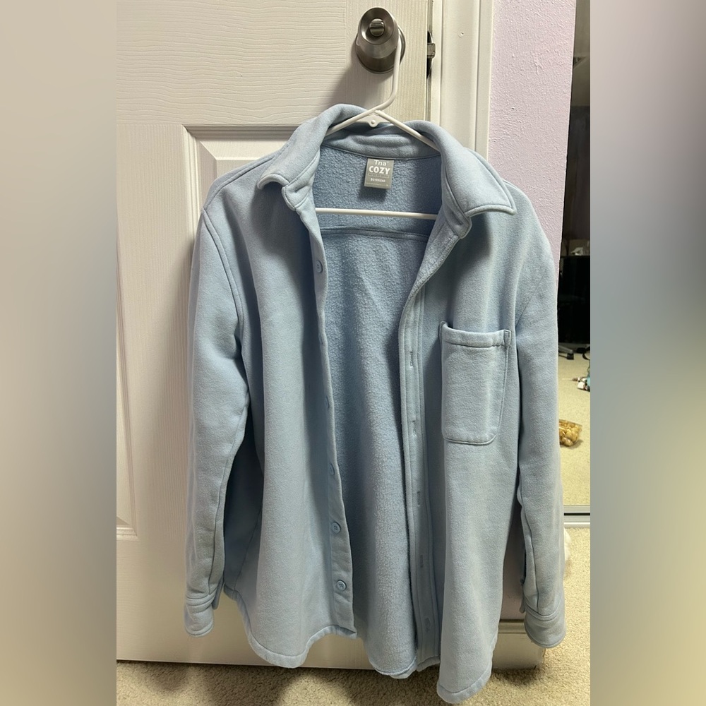 TNA Soft Blue Fleece Jacket